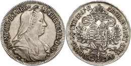 1/2 Taler, 1767, Maria Theresia, Hall, Herinek 660, Ss.  Ss1 / 2 Thaler, 1767, Maria Theresia, Hall, Herinek... - Austria