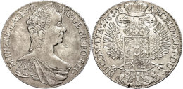 Taler, 1765, Maria Theresia, Wien, Ss.  SsThaler, 1765, Maria Theresia, Vienna, Very Fine.  Ss - Austria