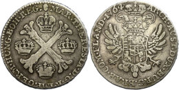 1/2 Taler, 1764, Maria Theresia, Brüssel, Eypeltauer 440, Ss.  Ss1 / 2 Thaler, 1764, Maria Theresia,... - Autriche