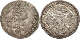 1/4 Taler, 1738, Karl VI., Neustadt, Herinek 624, Schöne Patina, F. Vz.  1 / 4 Thaler, 1738, Karl VI.,... - Autriche