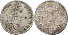 1/2 Taler, 1726, Karl VI., Kuttenberg, Justiert, Schrötlingsfehler, Ss.  Ss1 / 2 Thaler, 1726, Karl VI.,... - Austria