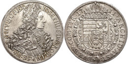Taler, 1711, Josef I., Hall, Herinek 132, Vz-st.  Vz-stThaler, 1711, Joseph I., Hall, Herinek 132, Extremly... - Austria