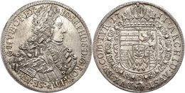 Taler, 1711, Josef I., Hall, Herinek 132, Vz-st.  Vz-stThaler, 1711, Joseph I., Hall, Herinek 132, Extremly... - Oesterreich