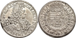 Taler, 1707, Josef I., Hall, Dav. 1018, Vz-st.  Vz-stThaler, 1707, Joseph I., Hall, Dav. 1018, Extremly Fine To... - Autriche