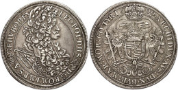 Taler, 1699, Leopold I., Kremnitz, Dav. 3264, Ss.  SsThaler, 1699, Leopold I., Kremnitz, Dav. 3264, Very Fine. ... - Austria