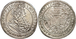 Taler, 1694, Leopold I., Kremnitz, Herinek 738, Kl. Kratzer Auf Revers, Vz+.  VzThaler, 1694, Leopold I.,... - Autriche