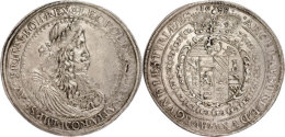 Doppeltaler, 1682, Leopold I., Graz, Kl. Stempelfehler, Dav. 292, Herinek 567, Ss-vz.  Ss-vzDouble Taler, 1682,... - Autriche