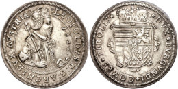 Taler, 1626, Leopold, Hall, Fassungsspuren, Rand Teilweise Bearbeitet, Ss.  SsThaler, 1626, Leopold, Hall,... - Oesterreich