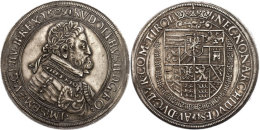 Taler, 1609, Rudolf II., Hall, Dav. 3006, Schöne Patina, Vz.  VzThaler, 1609, Rudolf II., Hall, Dav. 3006,... - Austria