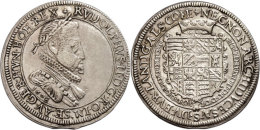 Taler, 1608, Rudolf II., Ensisheim, Dav. 3033, Wz. Zainende, Ss.  SsThaler, 1608, Rudolf II., Ensisheim, Dav.... - Autriche