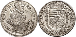 Taler, O.J. (1564-1595), Ferdinand II., Hall, Dav. 8101, F. St.  Thaler, O. J. (1564-1595), Ferdinand II.,... - Autriche