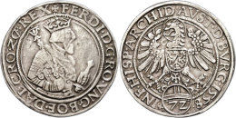 Taler Zu 72 Kreuzer, 1558, Ferdinand I., Hall, Dav. 8027, Ss.  SsThaler To 72 Cruiser, 1558, Ferdinand I.,... - Oesterreich