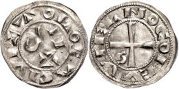 Frankreich, Toulouse, Denar (1,19g), O.J. (1222-1249), Raimund VII., Münzstätte Toulouse. Av: Kreuz, Im... - Other & Unclassified