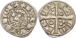 Aragon, Denar (1,06g), 1213-1276, Jaime I., Barcelona, Ss.  SsAragon, Denarius (1, 06g), 1213-1276, Jaime I.,... - Otros & Sin Clasificación