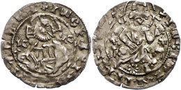 Bulgarien, Grosso, O. J., Silber, 2. Bulgarischen Zarenreich, Iwan Stracimir 1371 -1395. Av.: Thronender Zar Mit... - Altri & Non Classificati