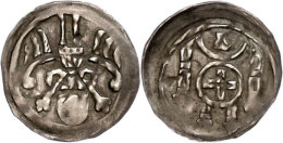 Brandenburg-Preußen, Denar (0,74g), 1269-1300, Albrecht III., Bahrfeldt 231, Ss.  SsBrandenburg-Prussia,... - Altri & Non Classificati