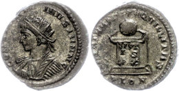 Constantin II., 317-337, Follis (3,31g), London. Av: Brustbild Nach Links, Darum Umschrift. Rev: Globus Auf Altar,... - Other & Unclassified