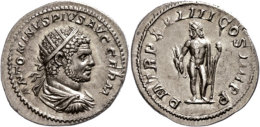 Caracalla, 198-217, Antoninian (5,02g), Rom. Av: Büste Nach Rechts, Darum Umschrift. Rev: Stehender Jupiter... - Autres & Non Classés