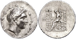 Tetradrachme (16,67g), 162-155/54 V. Chr., Demetrios I. Soter, Antiochia. Av. Kopf Nach Rechts, Darum Kranz. Rev:... - Ohne Zuordnung