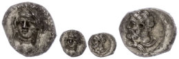 Obol (0,75g), Ca. 4. Jhd. V. Chr. Av: Büste Des Herakles Nach Links. Rev: Weibliche Frontalbüste Mit... - Unclassified