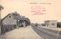 95-MONTSOULT- LES QUAI  DE LA GARE - Montsoult