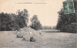 Maintenon     28     Fenaison Dans Le Parc Du Château - Maintenon