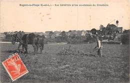 Nogent La Phaye     28      Vue Générale .  Scène De Labourage. - Andere & Zonder Classificatie