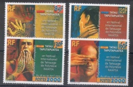 POLY-102 - POLYNESIE N° 614/17 Neufs** Festival Du Tatouage - Unused Stamps
