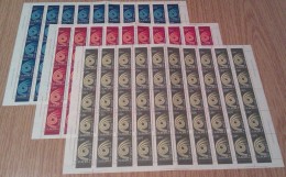 Greece 1973 Europa Cept Complete Set In Sheets Of 50 MNH - Volledige & Onvolledige Vellen