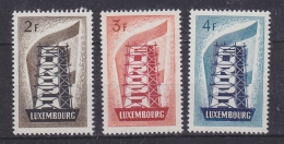 Europa Cept 1956 Luxemburg 3v Original Gum ** Mnh (31960) - 1956