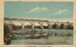 42 - 250816 - ANDRÉZIEUX - La Loire Et Le Viaduc - Andrézieux-Bouthéon