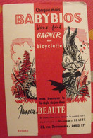 Buvard Babyblos Revue Jeunesse Et Beauté Lièvre. Vers 1950 - Stationeries (flat Articles)