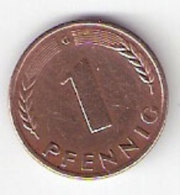Pièce Allemagne. 1 Pfennig. 1950 (G) - 1 Pfennig