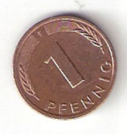 Pièce Allemagne. 1 Pfennig. 1990 (F) - 1 Pfennig