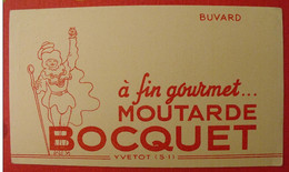 Buvard Moutarde Bosquet Yvetot. Vers 1950 - Moutardes