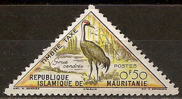 Mauritania 1963 - Postage Due  : Gray Crane ( Mi P26 - YT T 35 ) MH* - Mauritania (1960-...)