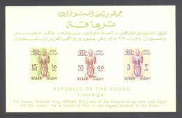 Sudan - 1961 Nubian Monuments Block MNH__(THB-4811) - Soudan (1954-...)