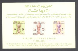 Sudan - 1961 Nubian Monuments Block MNH__(THB-4811) - Sudan (1954-...)