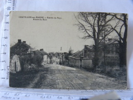 51 - CHATILLON SUR MARNE - Entrée Du Pays - Route Du Bois - Châtillon-sur-Marne