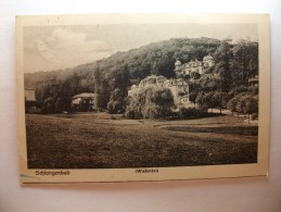 Carte Postale Allemagne Schlangenbad Wiefental (Petit Format Oblitérée 1922 Absence De Timbre ) - Schlangenbad