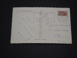 FRANCE - Sceau Du Roi Sur Carte Postale Pour La France En 1955 - A Voir - L 1657 - Lettres & Documents
