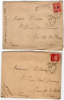 VP5392 - LAC - 2 Lettres En Franchise Militaire - Soldat P. BERGERON Au 7ème Rgt Tirailleurs Algériens à BATNA - Documents