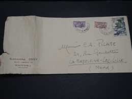 MONACO - Enveloppe Pour La France En 1955 , Affranchissement Plaisant - A Voir - L 1667 - Lettres & Documents