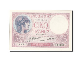 Billet, France, 5 Francs, 5 F 1917-1940 ''Violet'', 1928, 1928-12-07, SPL - 5 F 1917-1940 ''Violet''