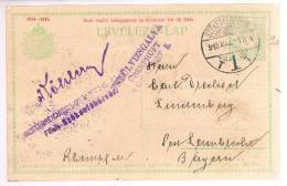 Hungria, 1915, For Bayern - Cartas & Documentos