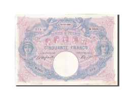 Billet, France, 50 Francs, 50 F 1889-1927 ''Bleu Et Rose'', 1905, 1905-12-18 - 50 F 1889-1927 ''Bleu Et Rose''