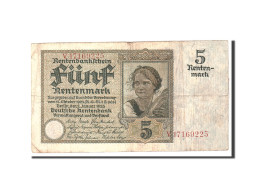 Billet, Allemagne, 5 Rentenmark, 1926, 1926-01-02, KM:169, TTB - 5 Rentenmark