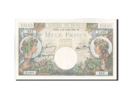 Billet, France, 1000 Francs, 1 000 F 1940-1944 ''Commerce Et Industrie'', 1944 - 1 000 F 1940-1944 ''Commerce Et Industrie''