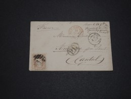 ESPAGNE - Enveloppe De Malaga Pour La France En 1870 - A Voir - L 1742 - Cartas & Documentos