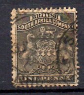 T344 - BRITISH SOUTH AFRICA COMPANY 1890, Gibbons N. 1 Used - Other & Unclassified